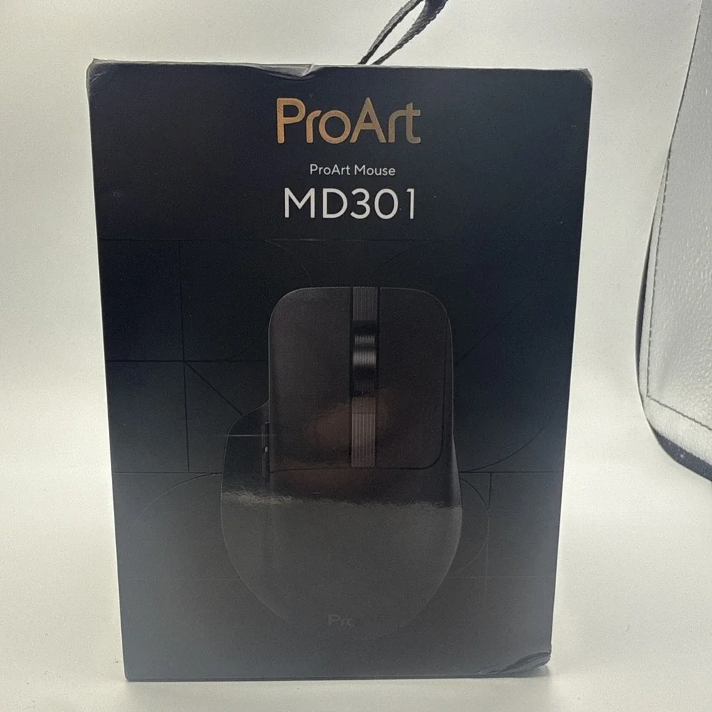ASUS - ProArt MD301 Optical Ergonomic Mouse with Hot-Swappable Switches and S...